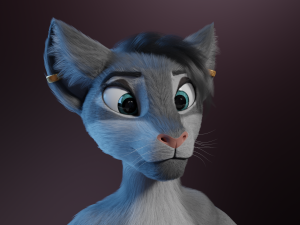 Yennifer Anthro Cat Modelo 3D