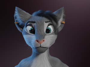Yennifer Anthro Cat Modelo 3D