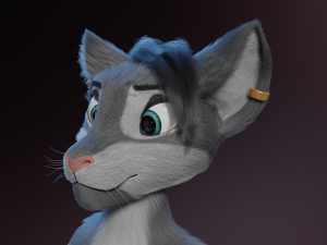 Yennifer Anthro Cat Modelo 3D