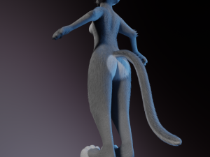 Yennifer Anthro Cat Modelo 3D