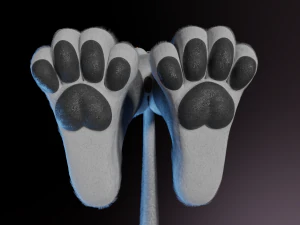 Yennifer Anthro Cat 3D Model