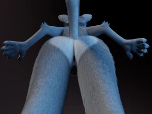 Yennifer Anthro Cat 3D Model