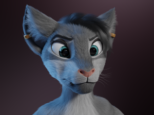 Yennifer Anthro Cat Modelo 3D