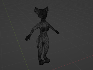 Yennifer Anthro Cat Modelo 3D