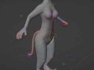 Yennifer Anthro Cat Modelo 3D