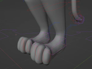Yennifer Anthro Cat 3D Model