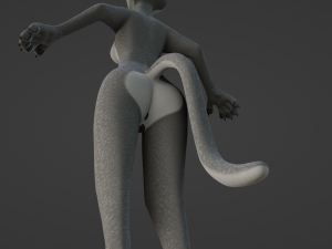 Yennifer Anthro Cat Modelo 3D