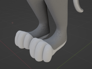 Yennifer Anthro Cat Modelo 3D