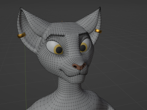 Yennifer Anthro Cat Modelo 3D
