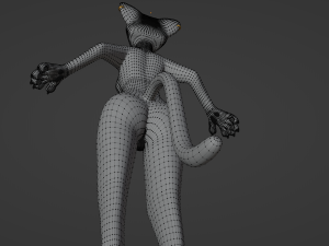 Yennifer Anthro Cat Modelo 3D