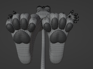 Yennifer Anthro Cat Modelo 3D