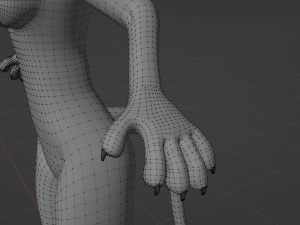 Yennifer Anthro Cat Modelo 3D