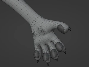 Yennifer Anthro Cat 3D Model