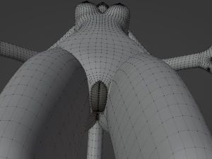 Yennifer Anthro Cat 3D Model