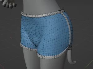 Yennifer Anthro Cat 3D Model