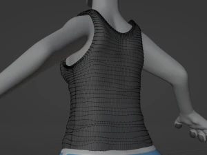 Yennifer Anthro Cat 3D Model