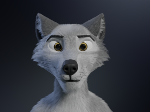 Chris Anthro Wolf 3D Model