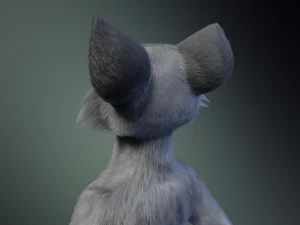 Chris Anthro Lupo Modello 3D