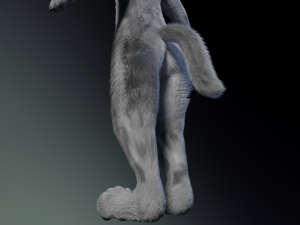 Chris Anthro Wolf 3D Model
