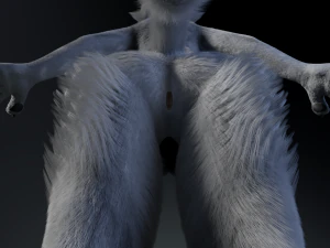 Chris Anthro Lupo Modello 3D