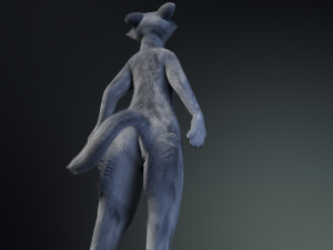 Chris Anthro Wolf 3D Model