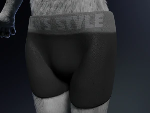 Chris Anthro Lupo Modello 3D