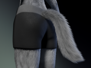 Chris Anthro Wolf 3D Model