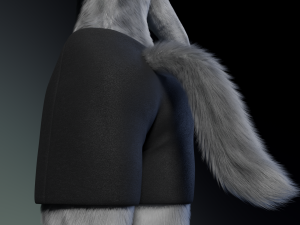 Chris Anthro Wolf 3D Model