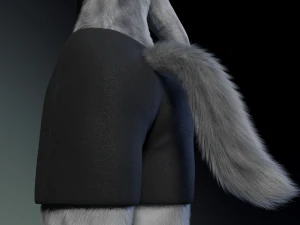 Chris Anthro Lupo Modello 3D