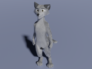 Chris Anthro Wolf 3D Model