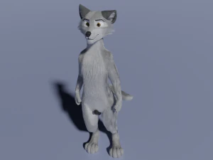 Chris Anthro Lupo Modello 3D