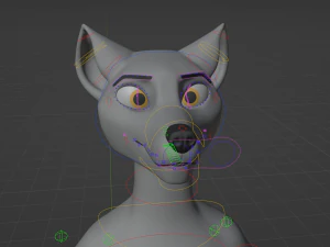 Chris Anthro Lupo Modello 3D