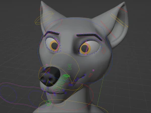 Chris Anthro Lupo Modello 3D