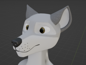 Chris Anthro Wolf 3D Model