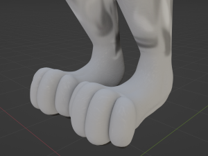 Chris Anthro Wolf 3D Model
