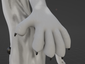 Chris Anthro Wolf 3D Model