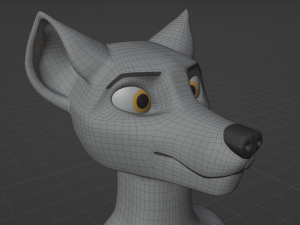 Chris Anthro Wolf 3D Model