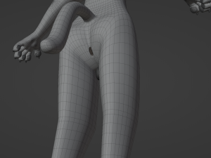 Chris Anthro Wolf 3D Model