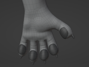 Chris Anthro Wolf 3D Model