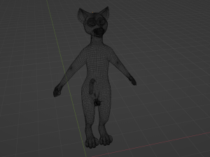 Chris Anthro Wolf 3D Model