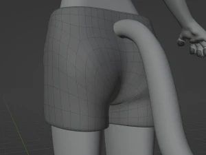 Chris Anthro Lupo Modello 3D