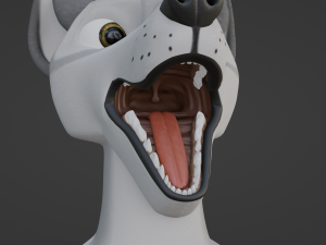 Chris Anthro Wolf 3D Model
