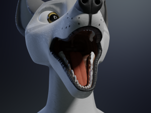 Chris Anthro Wolf 3D Model