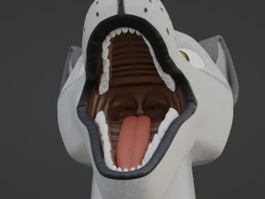 Chris Anthro Lupo Modello 3D