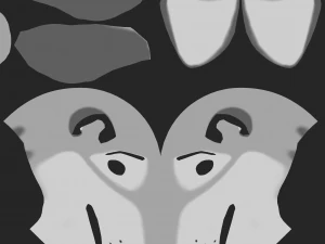 Chris Anthro Lupo Modello 3D