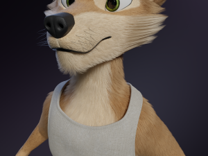 Jacob Anthro Wolf Modelo 3D