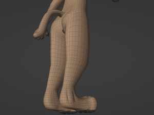 Jacob Anthro Wolf Modelo 3D
