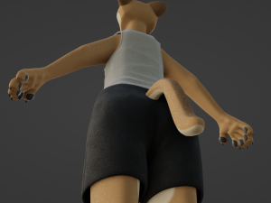 Jacob Anthro Wolf Modelo 3D