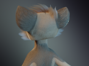 Athena Anthro Fox 3D 모델