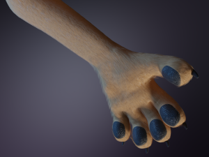 Athena Anthro Fox 3D 모델